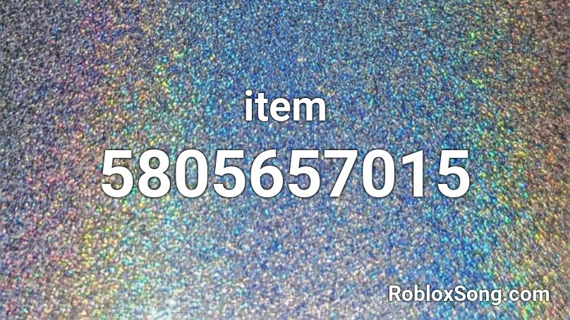 item Roblox ID