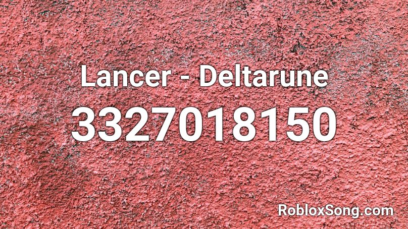 Lancer Deltarune Roblox Id Roblox Music Codes - deltarune roblox id