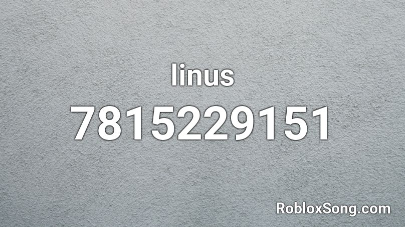 linus Roblox ID