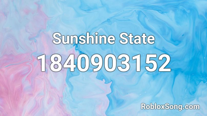 Sunshine State Roblox ID