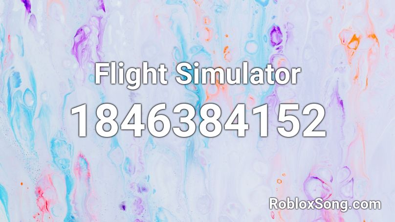 Flight Simulator Roblox ID