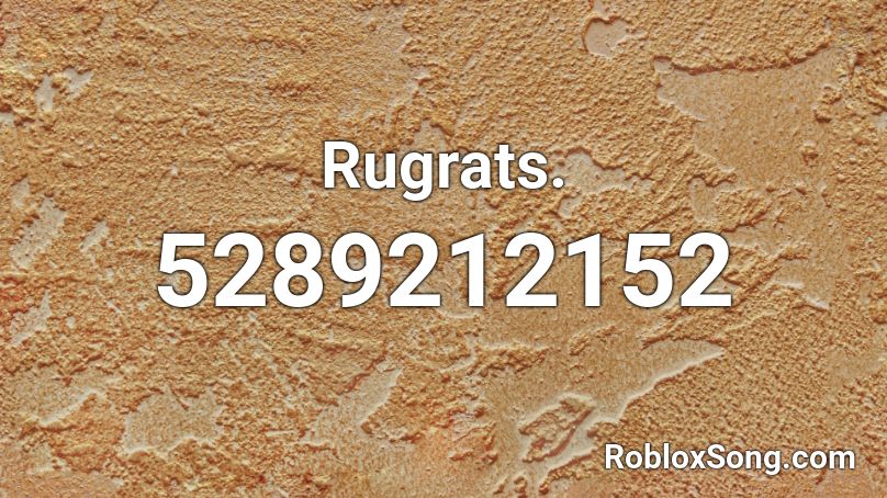 Rugrats. Roblox ID