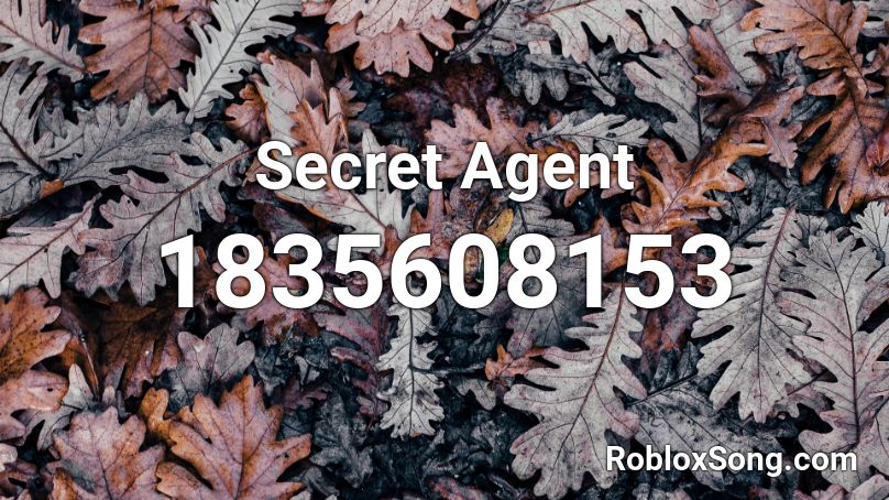 Secret Agent Roblox ID