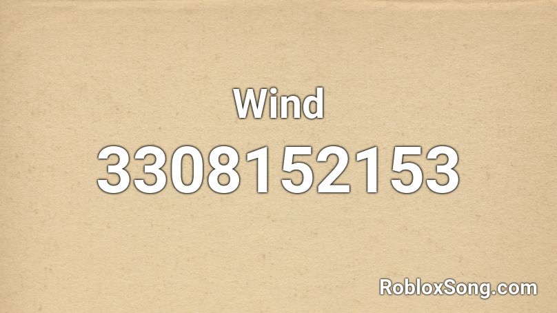 Wind Roblox ID