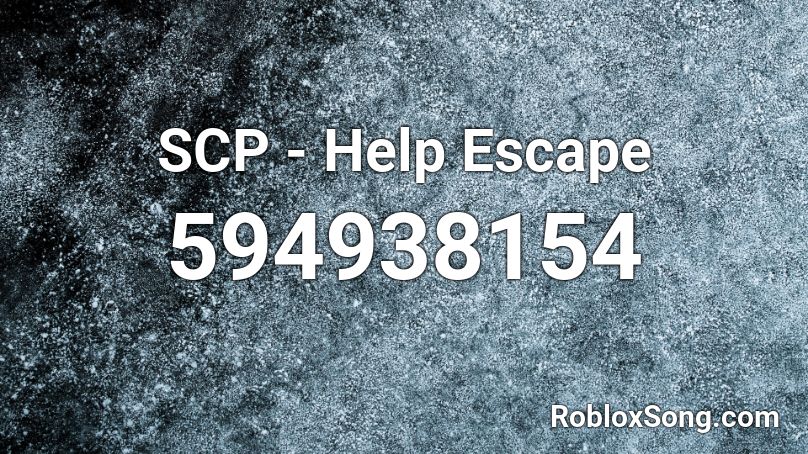 SCP - Help Escape Roblox ID