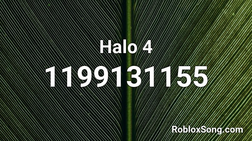 Halo 4 Roblox ID