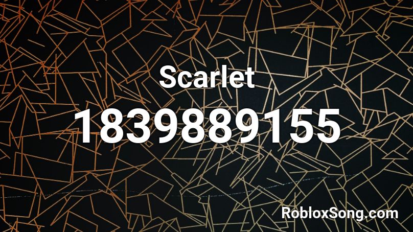 Scarlet Roblox ID