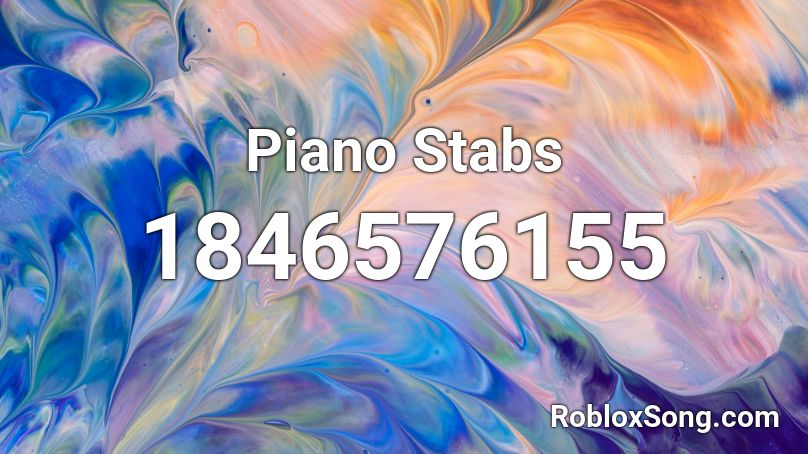 Piano Stabs Roblox ID