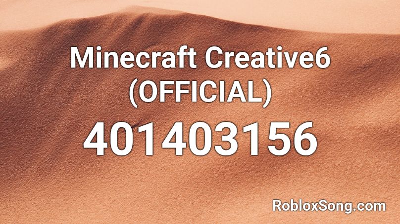 Minecraft Creative6 (OFFICIAL) Roblox ID