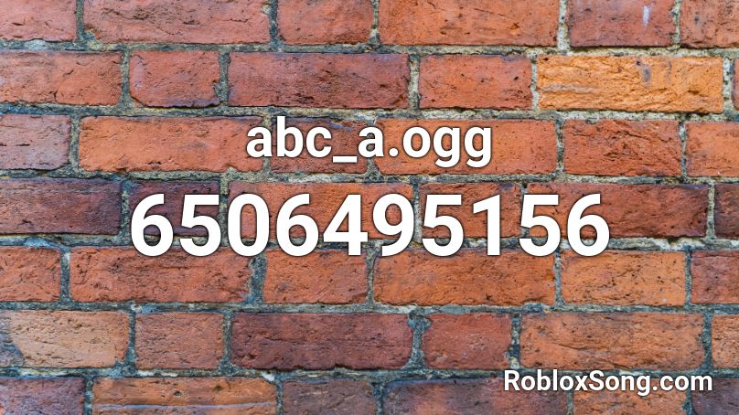 abc_a.ogg Roblox ID