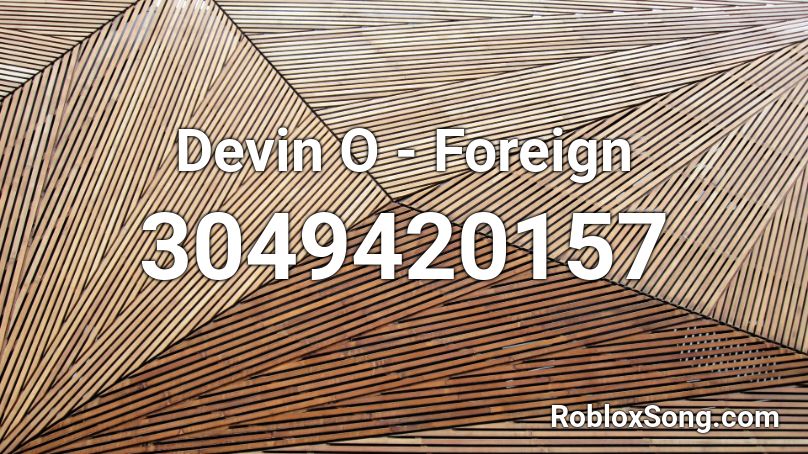 Foreign Roblox ID