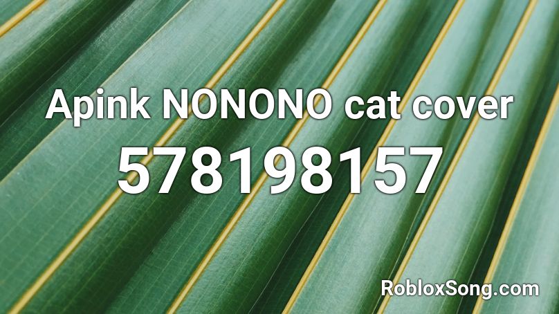 Apink NONONO cat cover Roblox ID