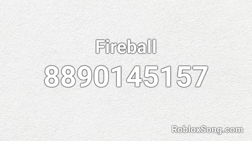 Fireball Roblox ID