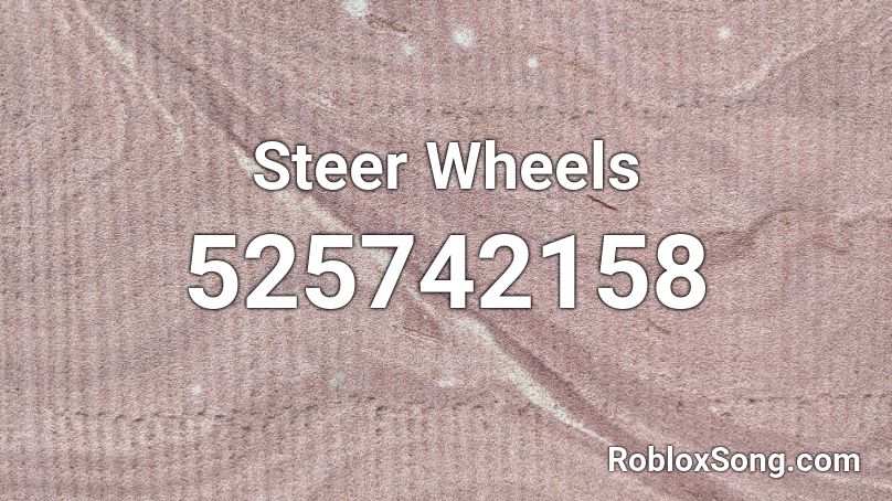 Steer Wheels Roblox ID