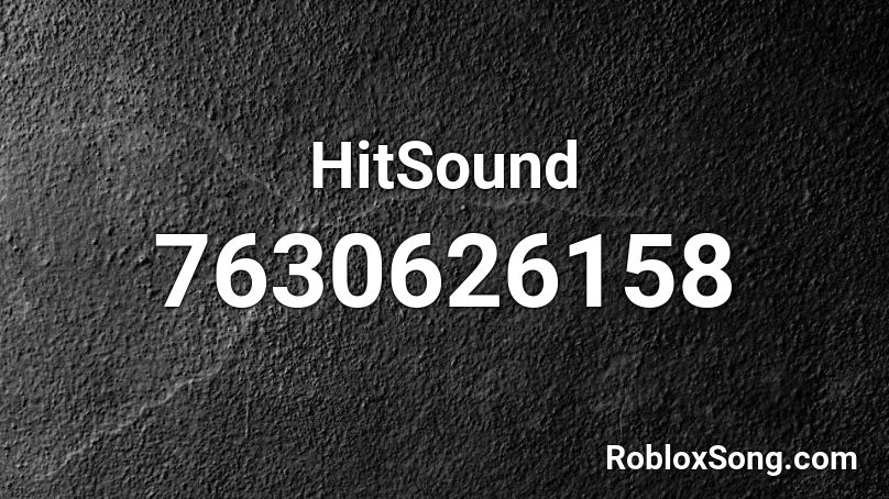 HitSound Roblox ID