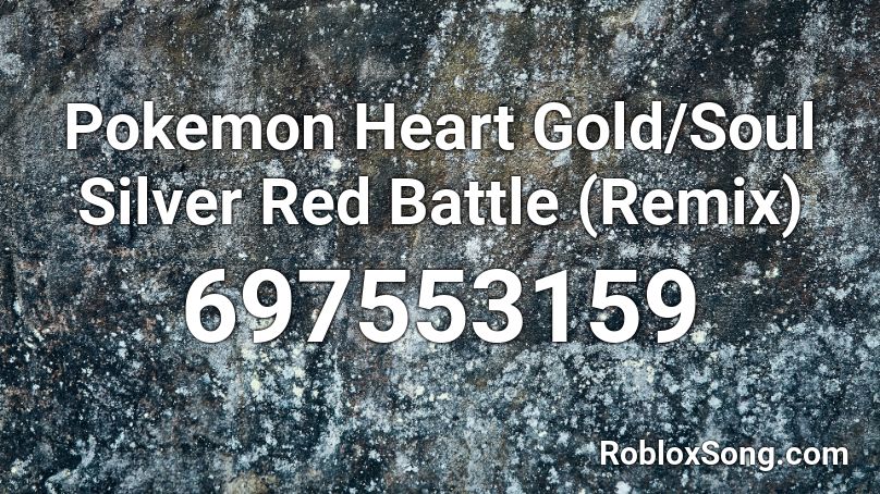Pokemon Heart Gold Soul Silver Red Battle Remix Roblox Id Roblox Music Codes - gold pokemon character roblox