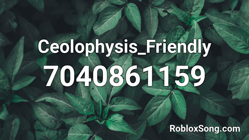Coelophysis_Friendly Roblox ID