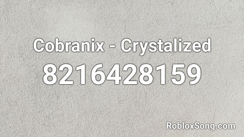 Cobranix - Crystalized Roblox ID