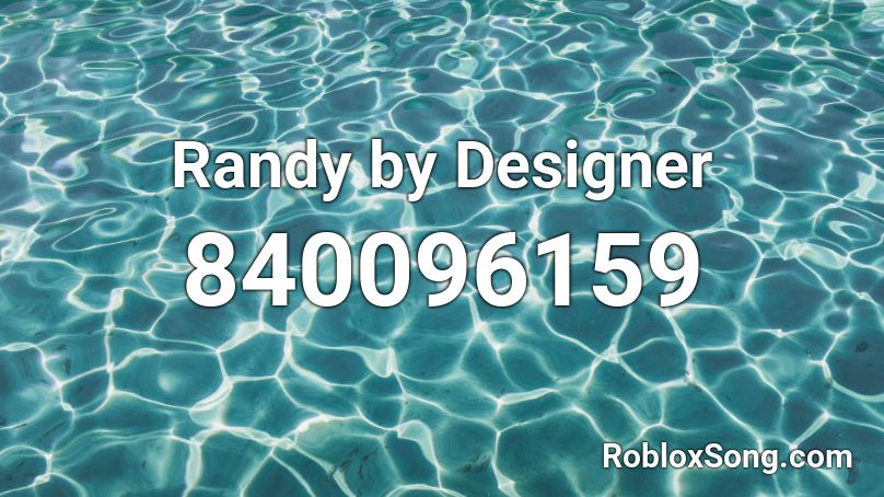 Randy Roblox ID