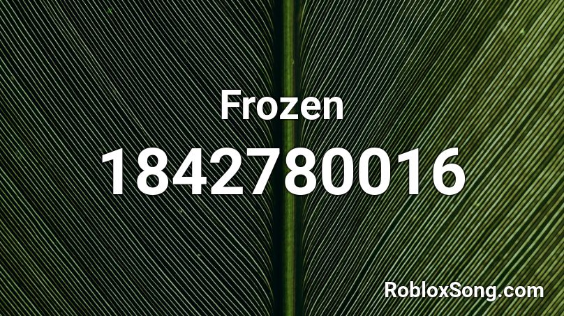Frozen Roblox ID