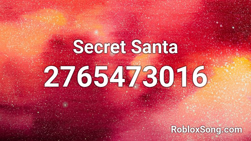 Secret Santa Roblox ID