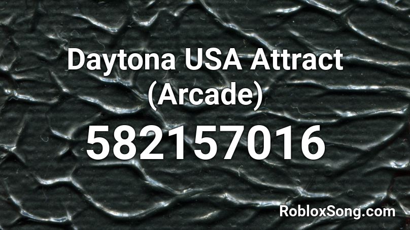 Daytona USA Attract (Arcade) Roblox ID