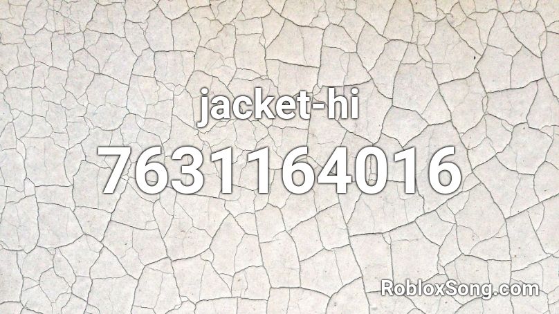 jacket-hi Roblox ID