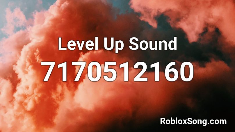 Level Up Sound Roblox ID