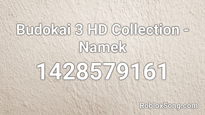 Budokai 3 HD Collection - Namek Roblox ID