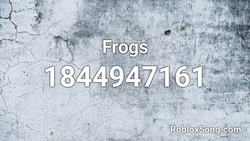 Frogs Roblox ID