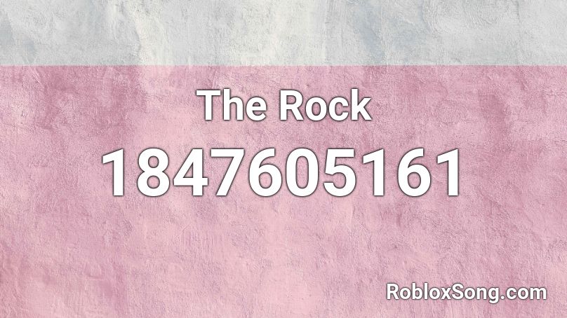 The Rock Roblox ID