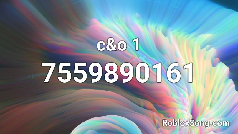 c&o 1 Roblox ID