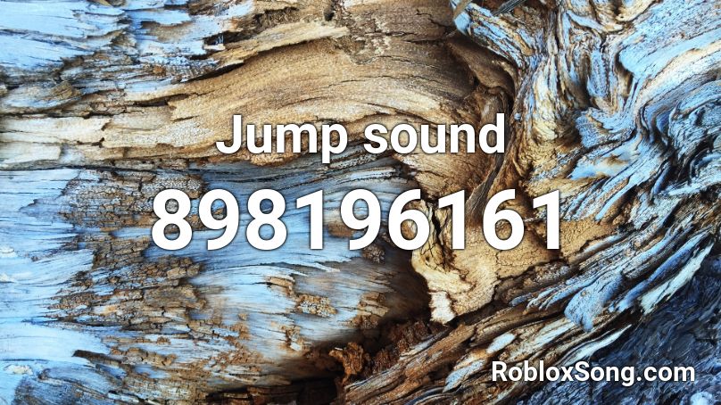 Jump sound Roblox ID