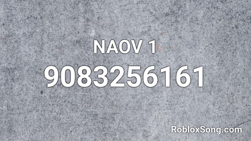 NAOV 1 Roblox ID