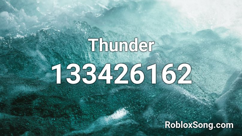roblox id code for thunder