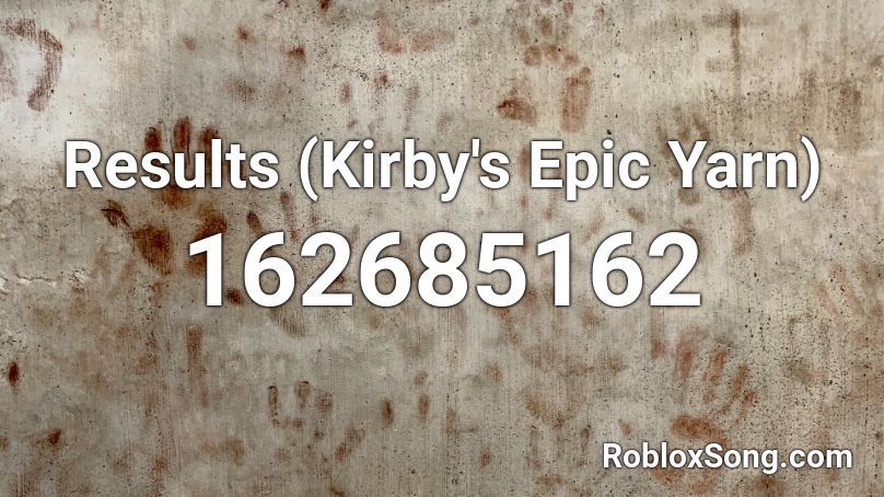 Results (Kirby's Epic Yarn) Roblox ID