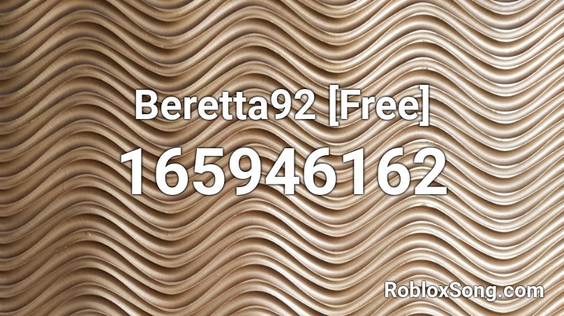 Beretta92 [Free] Roblox ID