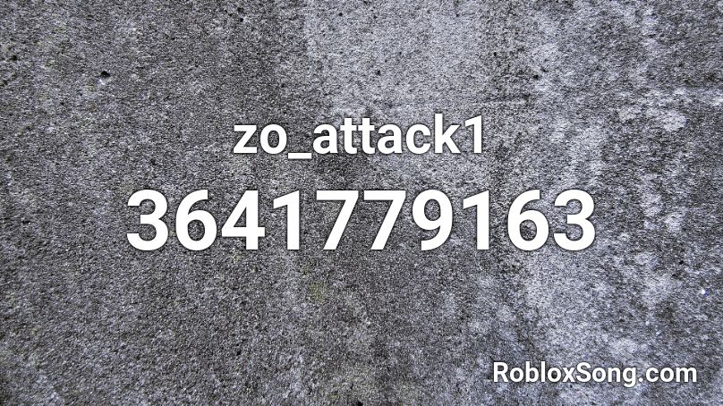 zo_attack1 Roblox ID