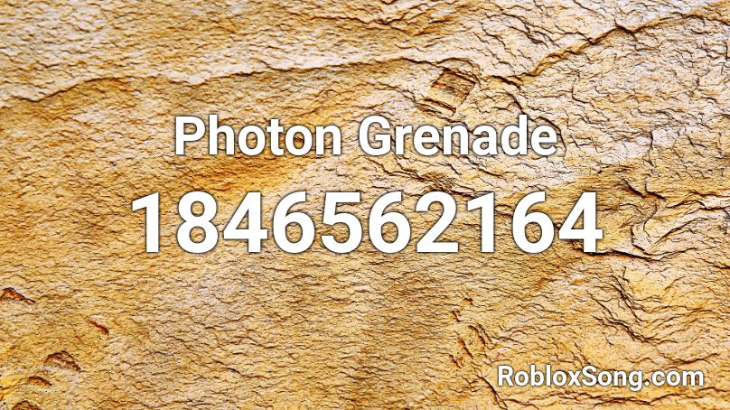 Photon Grenade Roblox ID