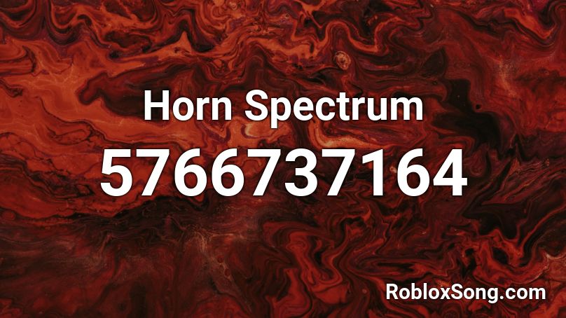 Horn Spectrum Roblox ID