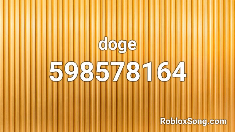 doge  Roblox ID