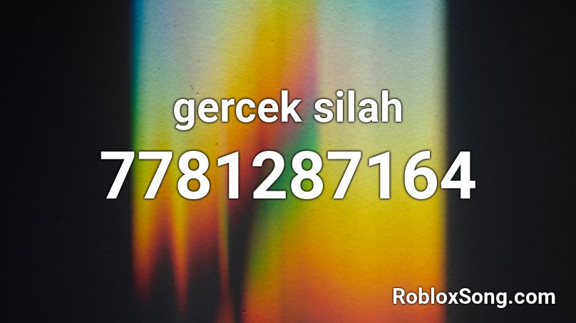 gercek silah Roblox ID