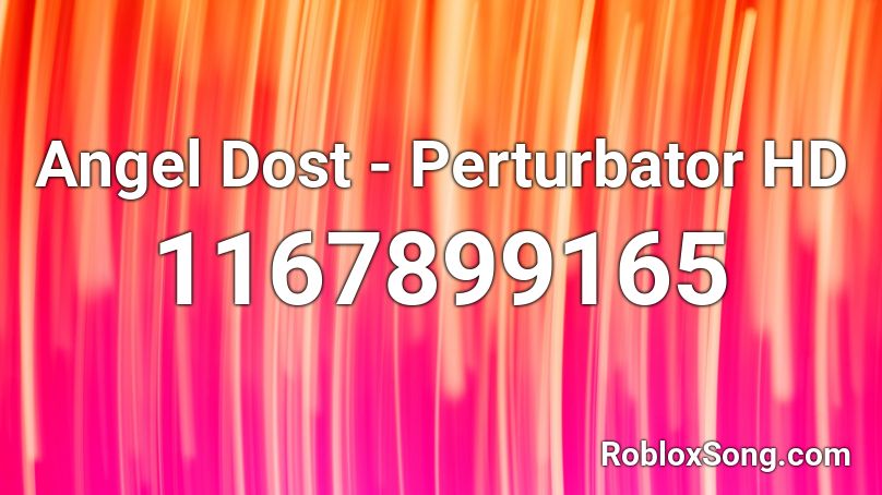 Angel Dost - Perturbator HD Roblox ID