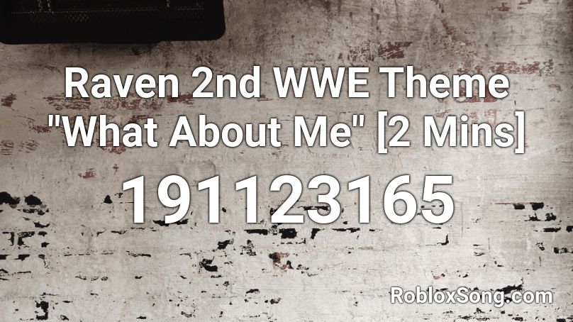 Raven 2nd WWE Theme 