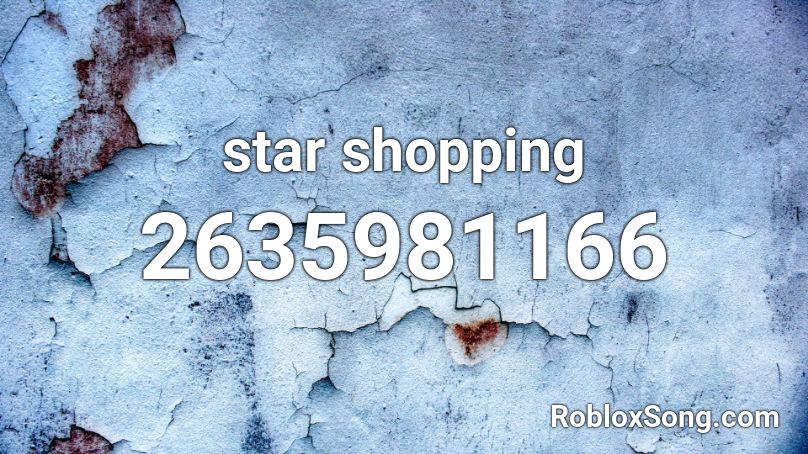 star shopping Roblox ID