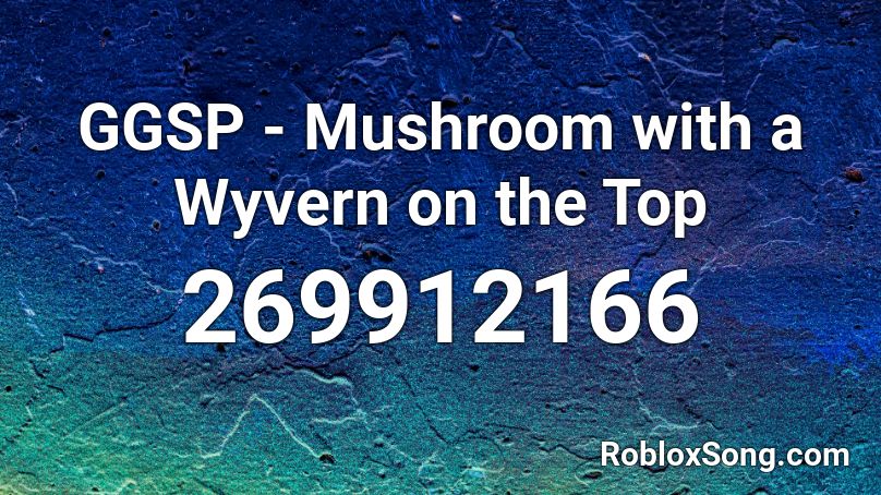 GGSP - Mushroom with a Wyvern on the Top Roblox ID
