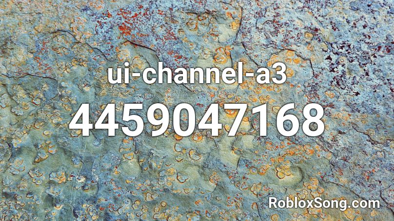 ui-channel-a3 Roblox ID