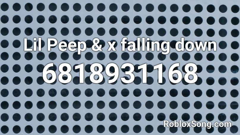 roblox id code for falling down