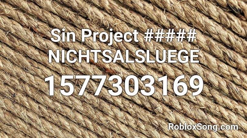Sin Project Nichtsalsluege Roblox Id Roblox Music Codes - roblox the other side funnel vision