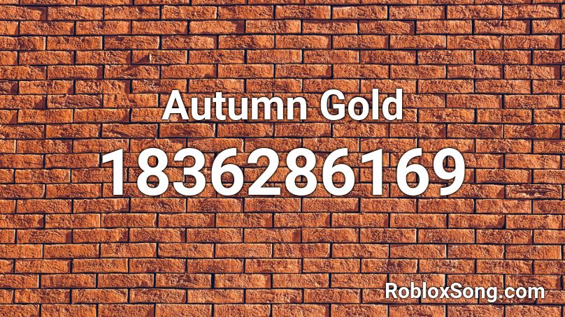Autumn Gold Roblox ID